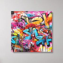 Städtischer Ausdruck: Graffiti Art Leinwand