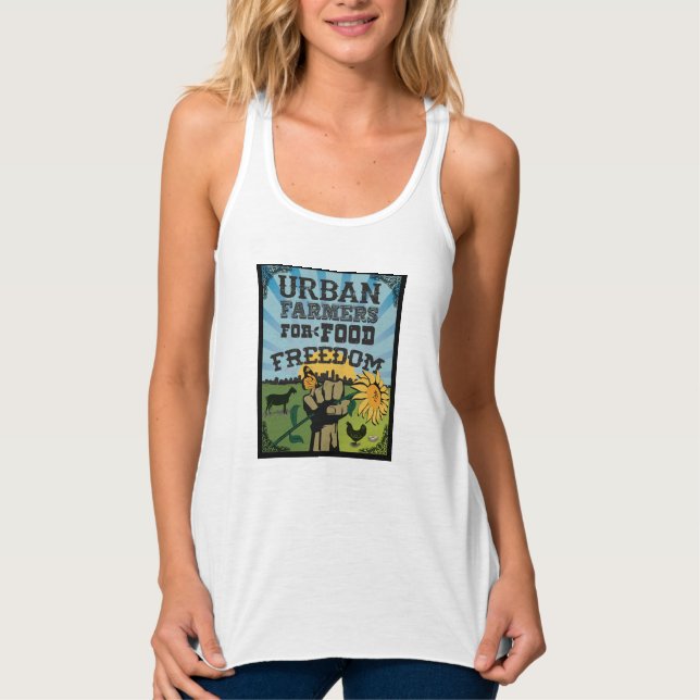 Städtischer Bauer Flowy Behälter Tank Top (Vorderseite)