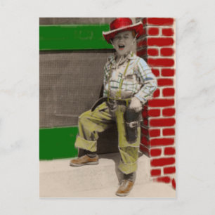 städtischer Cowboy Postkarte