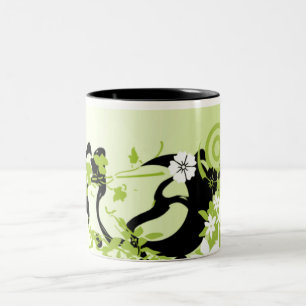 Städtischer Garten 1 Zweifarbige Tasse