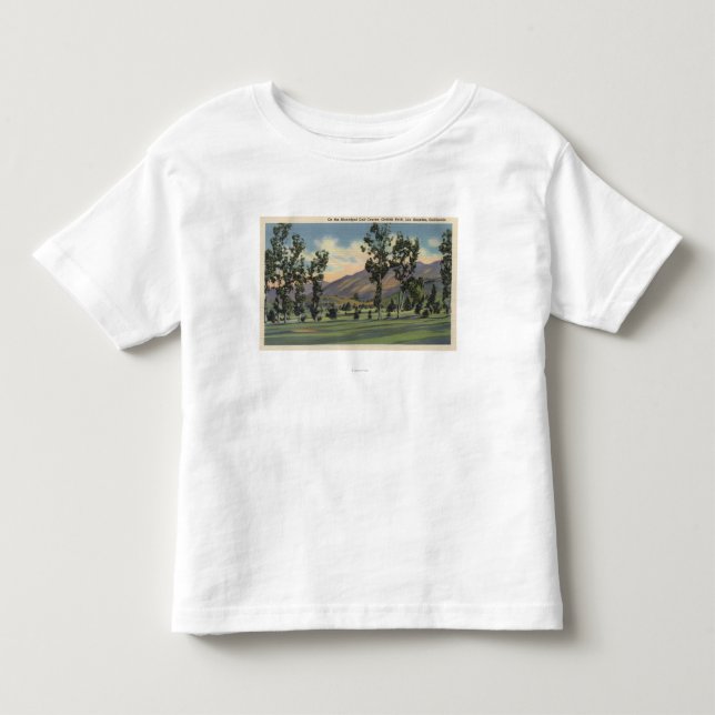 Städtischer Golfplatz in Griffith Park Kleinkind T-shirt (Vorderseite)