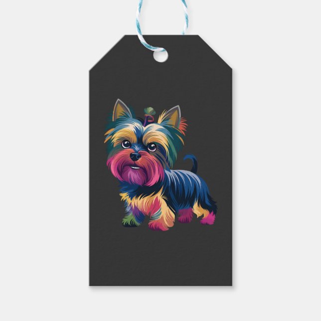Städtischer Graffiti-Hund Geschenkanhänger (Vorderseite)