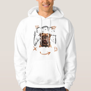 Städtischer Held Hund Hoodie