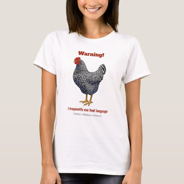 Städtischer Hühnerfleisch-Bauer T-Shirt (Vorderseite)