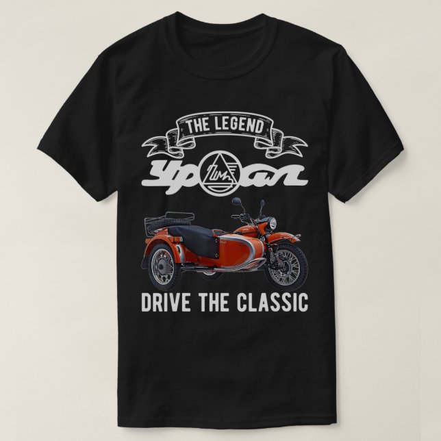 Städtischer Motorrad Offroad-Motorradfahrer T-Shirt (Design vorne)