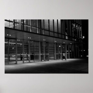 Städtischer Nachtspaziergang in Tokio - Fotodruck Poster