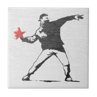 Städtischer Protest Graffiti-Star-Werfer Keramikfl Fliese