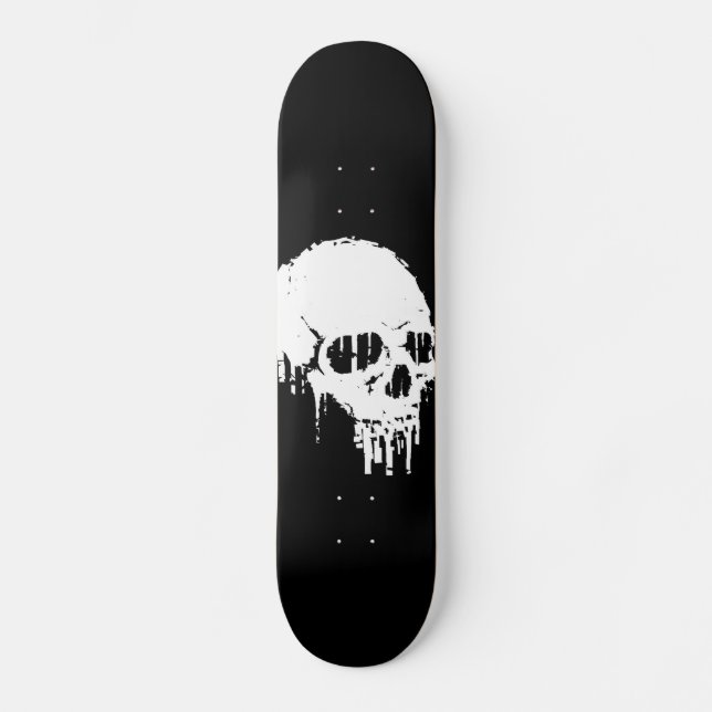 Städtischer Schädel Skateboard (Vorderseite)