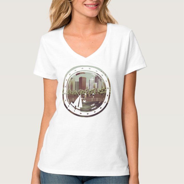 Städtischer T - Shirt (Vorderseite)