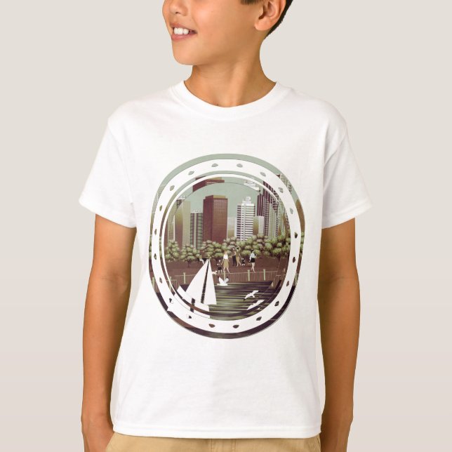 Städtischer T - Shirt (Vorderseite)