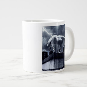 Städtischer Wolf Jumbo-Tasse
