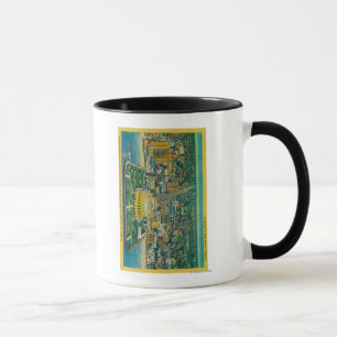 Städtisches Auditorium auf Strand Tasse