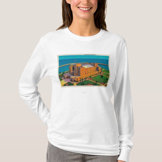 Städtisches Auditorium in Long Beach, Kalifornien T-Shirt (Vorderseite)