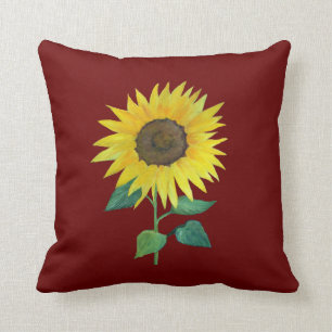 Städtisches Bauernhof-Sonnenblume-Kissen Kissen