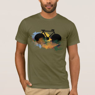 Städtisches Fahrrad T-Shirt