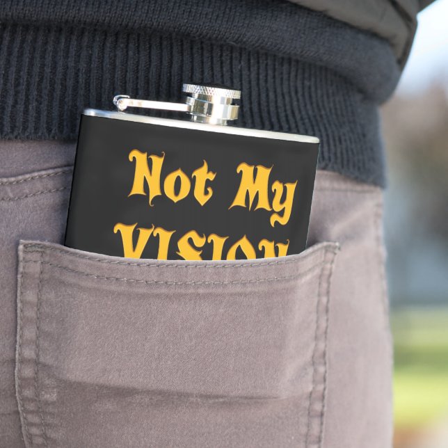 Städtisches fantastisches männliches Design Flachmann (Beispiel)