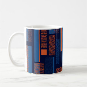 Städtisches geometrisches, modernes nahtloses Must Kaffeetasse