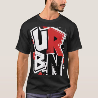 Städtisches Graffiti-Buchstaben-Kunst-Straßenbekle T-Shirt