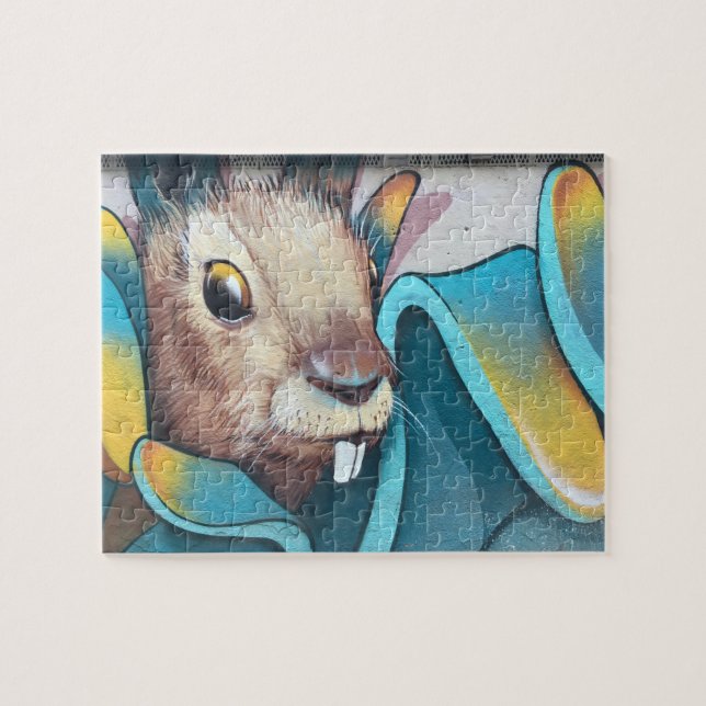 Städtisches Kaninchen Kunst Städtische Kunst Städt (Horizontal)