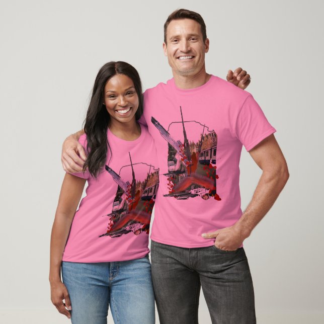 Städtisches Kreuz T-Shirt (Unisex)