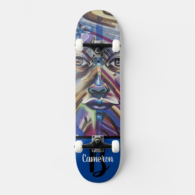 Städtisches Kunstgewerbe Skateboard (Vorderseite)