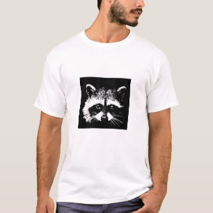 Städtisches Lebewesen - Waschbär-Gesicht - Tier T-Shirt