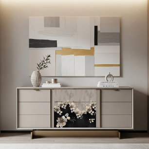 Städtisches monochromes Weißgold-Flora-Decoupage-K Seidenpapier