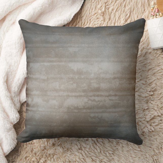 Städtisches Pinsel-Grunge-Design-Kissen Kissen (Decke)