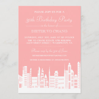 Städtisches Stadt-Geburtstags-Party lädt ein Einladung