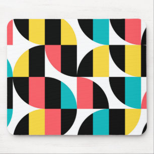 Städtisches, trendiges, farbenfrohes, modernes gra mousepad
