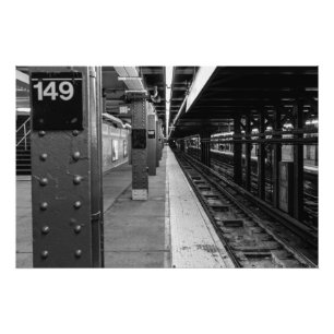 Städtisches Untergrundbahn-Foto Fotodruck