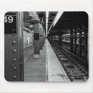 Städtisches Untergrundbahn-Foto Mousepad