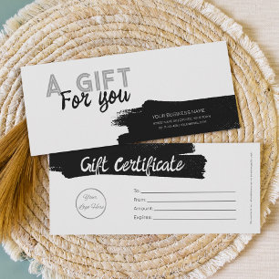 Städtisches Weiß mit Logo-Maskuliner Geschenkgutsc