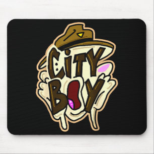 Stadtjungen-Meme Mousepad