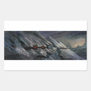 Stadtkonzept von Goblin - Gefangene von Goblin Rechteckiger Aufkleber