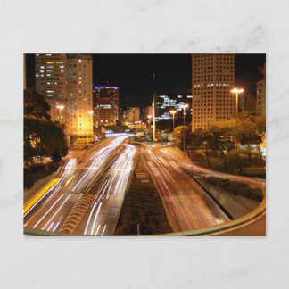 Stadtlampen von São Paulo Postkarte