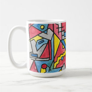 Stadtlandschaft - Moderne Bauhaus geometrische Was Kaffeetasse