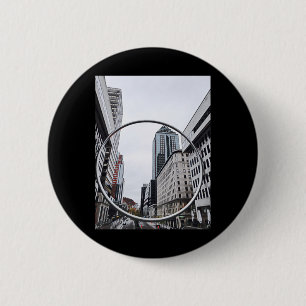 Stadtlandschaft Montreal Aufkleber Button