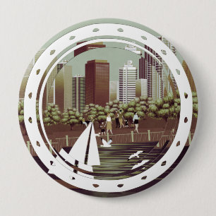 Stadtlandschaft-Taste Button