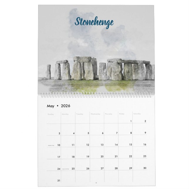 Stadtlandschaftskizzen Kalender 2025 (Mai 2026)