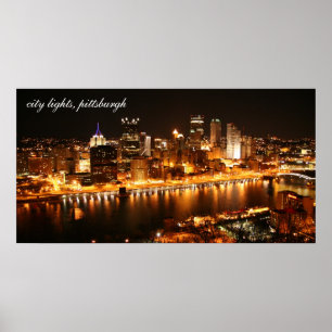 Stadtlichter, Pittsburgh Poster