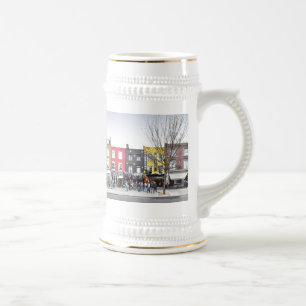 Stadtmarkt Großbritannien Londons Camden Bierglas