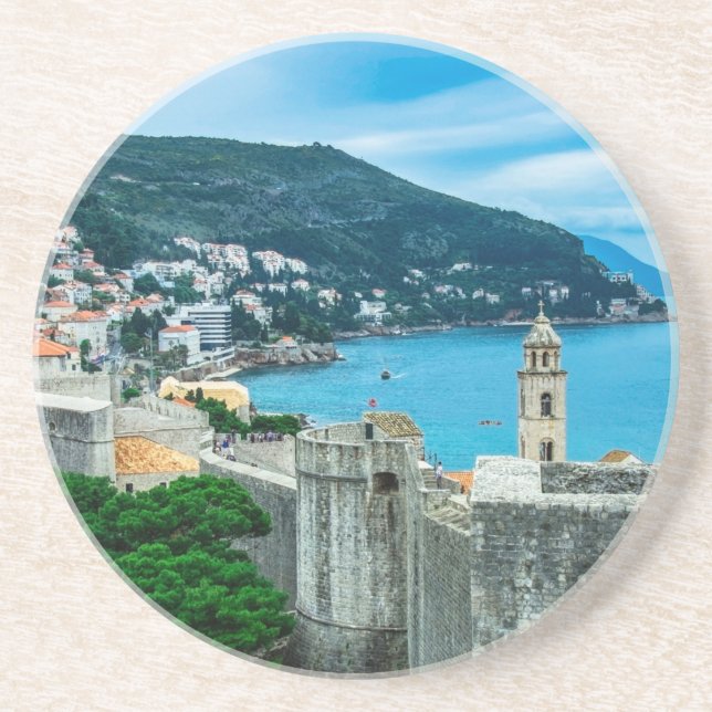 Stadtmauer von Dubrovnik Getränkeuntersetzer (Vorne)