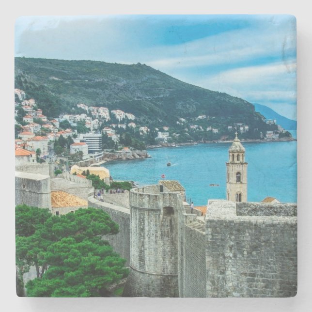Stadtmauer von Dubrovnik Steinuntersetzer (Vorderseite)