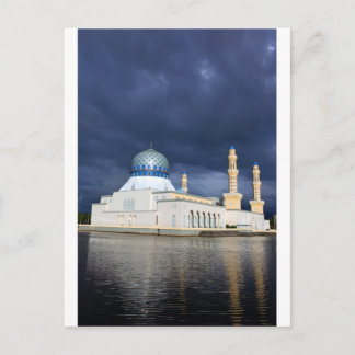 Stadtmoschee Kota Kinabalu Borneo Postkarte