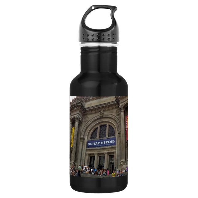 Stadtmuseum des Fotos der Kunst-(GETROFFEN) Edelstahlflasche (Vorderseite)