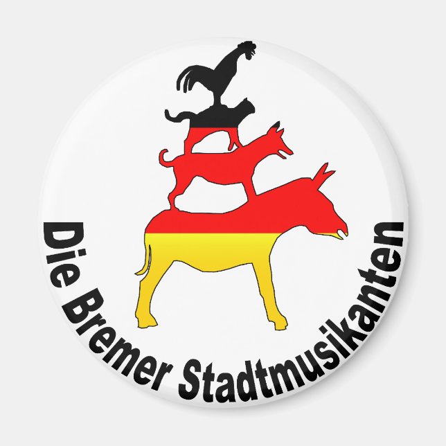 Stadtmusiker Bremens Magnet (Vorne)