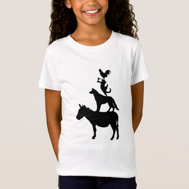 Stadtmusiker von Bremen-T-Shirt T-Shirt (Vorderseite)