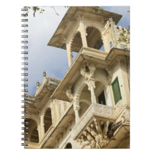 Stadtpalast, Udaipur, Rajasthan, Indien Notizblock