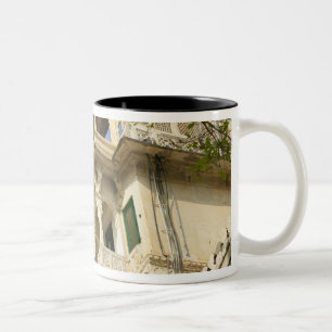 Stadtpalast, Udaipur, Rajasthan, Indien Zweifarbige Tasse